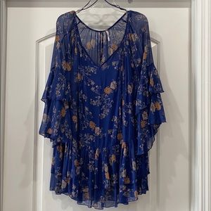 Free People Floral Mini Dress